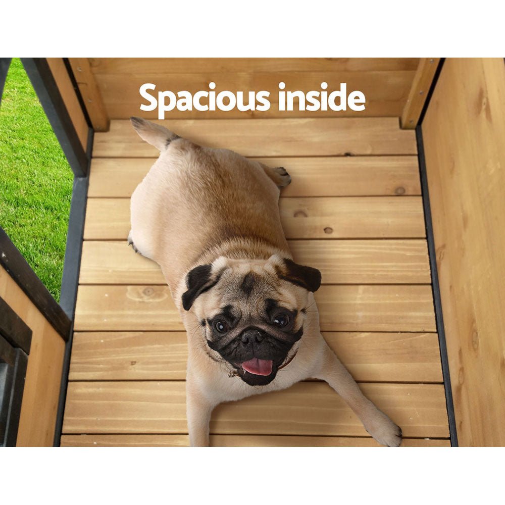 Dog Kennel with Elevated Floor - 2 Sizes-1