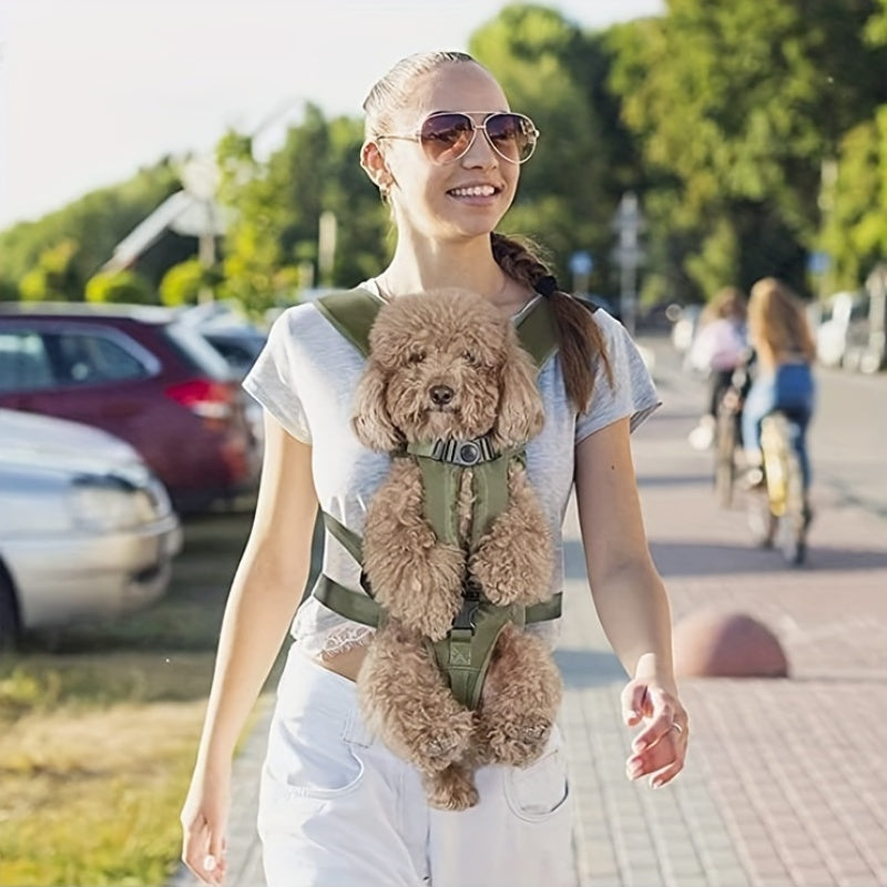 Adjustable Hands Free Dog Backpack Carrier