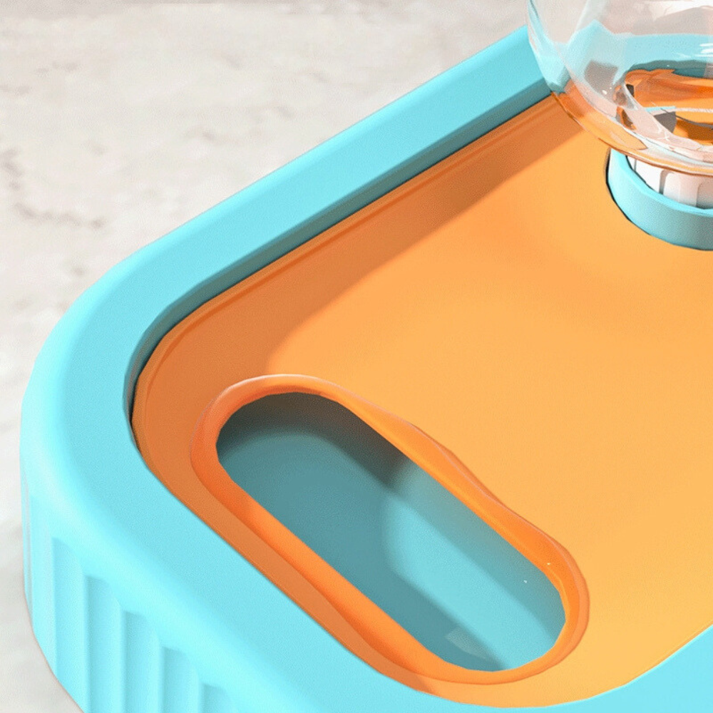 3 in 1 Pet Food Container with Automatic Drinking Bottle