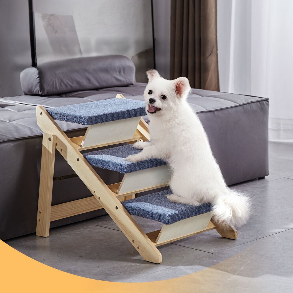 2 in 1 Foldable Pet Steps Ramp for Small to Large Dogs