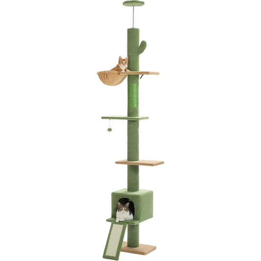 Adjustable Floor to Ceiling Cat Tree Tower