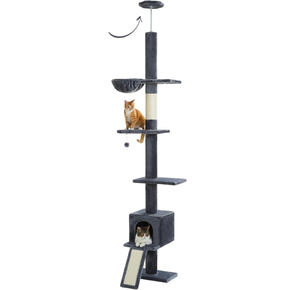 Adjustable Floor to Ceiling Cat Tree Tower